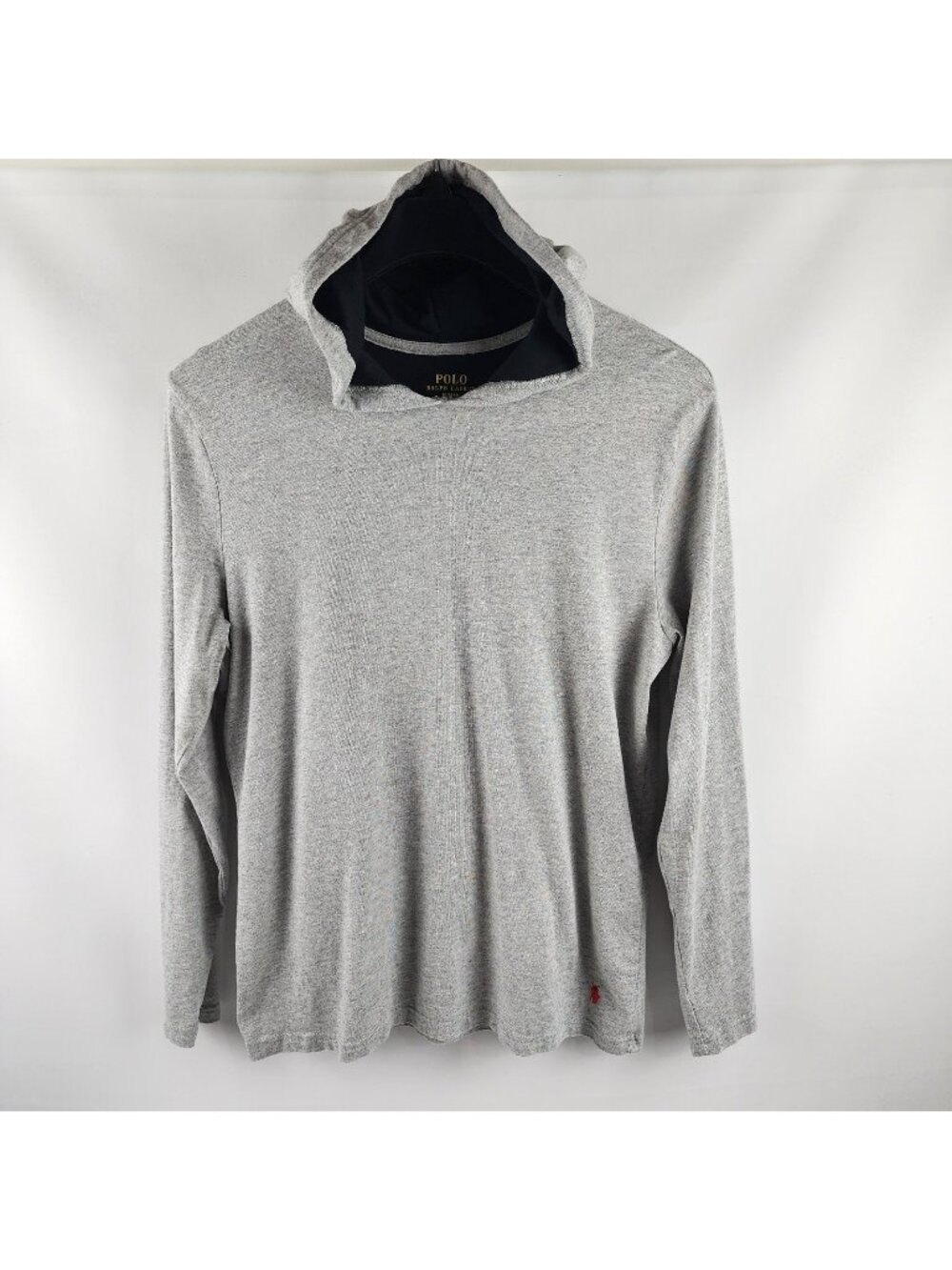 Polo Ralph Lauren Hoodie Mens Medium Gray L/S Sweatshirt